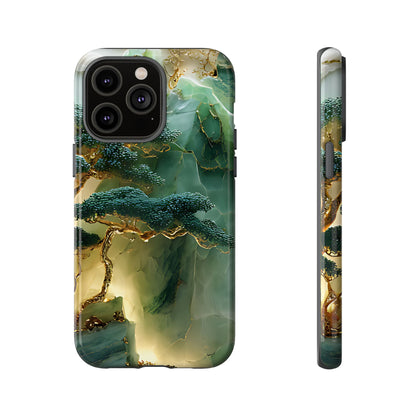 Green Jade Forest Mountain Art Protective Cover - [HaveITcased]