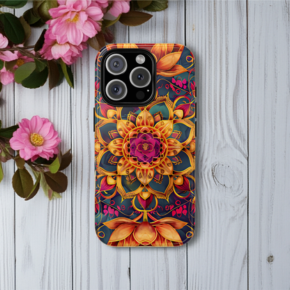 BloomForge Mandala Tough Phone Case -  Everyday Protection for iPhone, Samsung & Google Pixel. - [HaveITcased]